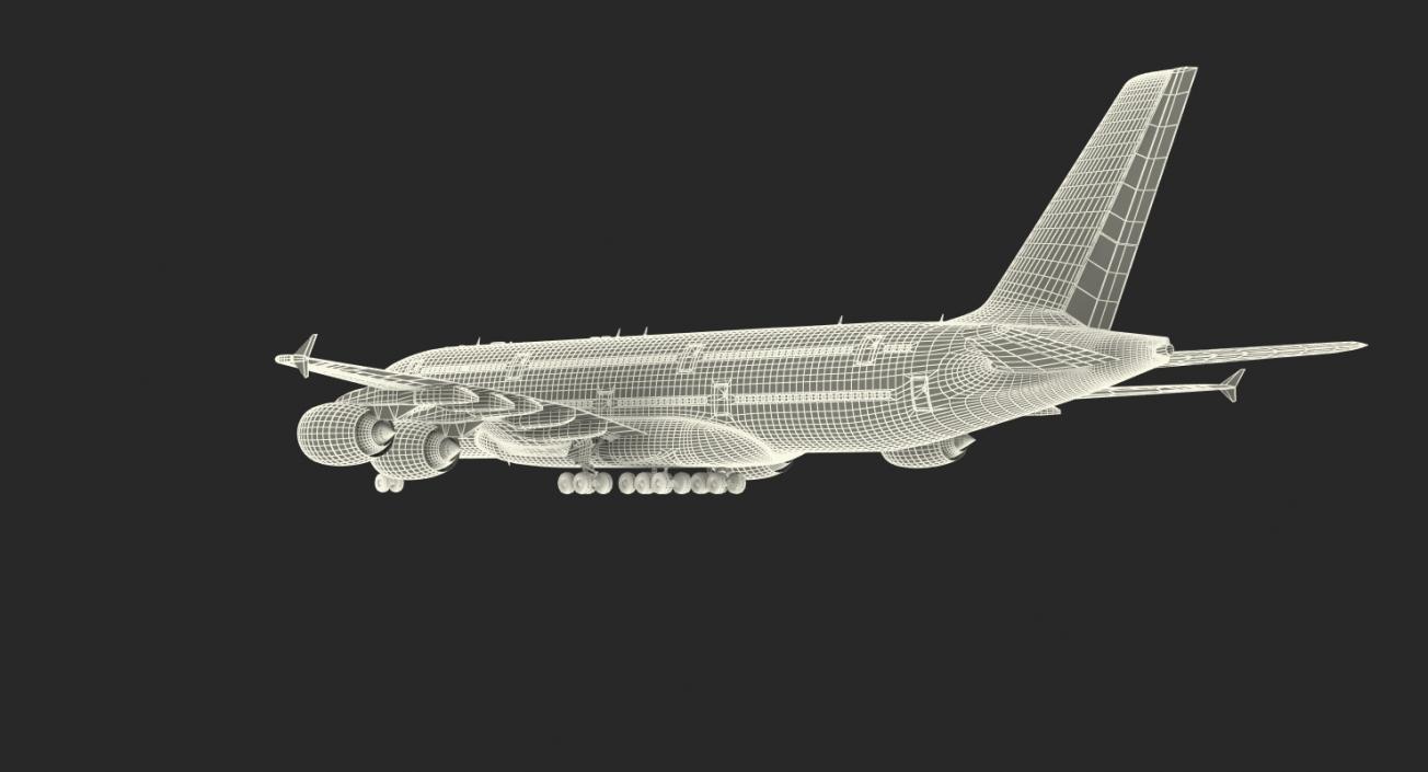 Airbus A380-1000 Air France 3D